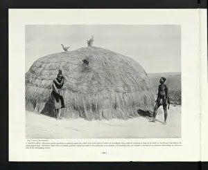 Grass Prints: A Native Hut, South Africa, c1899. Creator: John Middlebrook