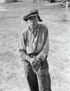 Workwear Prints: Native of Indiana in a migratory labor contractor's camp