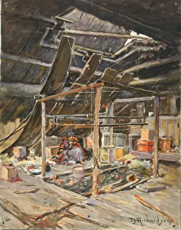 Theodore J Prints: Native Interior, ca. 1880-1914. Creator: Theodore J. Richardson