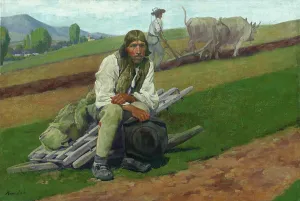 Sloped Prints: On Native Soil, 1908. Creator: Jozef Hanula