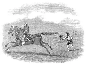 Caparison Prints: Native Trooper and his Groom, 1857. Creator: Unknown