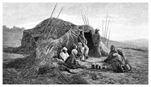 A Native Wurley, 1886. Artist: A Irwin