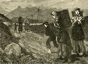 Natives Going for Peat, 1898. Creator: Unknown