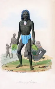 James Cowles Prints: Natives of Tilcopia, c1850. Artist: James Prichard