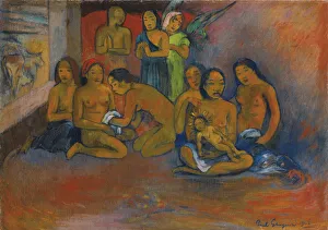 Nativite, 1902. Artist: Gauguin, Paul Eugene Henri (1848-1903) Nativite, 1902. Artist: Gauguin, Paul Eugene Henri (1848-1903)