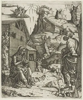 Master I Prints: The Nativity, 1500/10. Creator: Master I.I.C.A