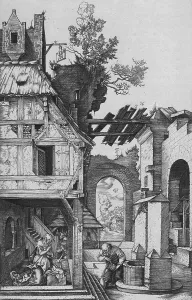 The Nativity, 1504, (1906). Artist: Albrecht Durer