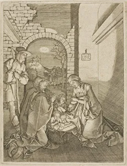 Manger Prints: Nativity, 1516. Creator: Ludwig Krug