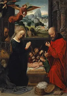 Devotion Prints: The Nativity, 1525. Creator: Adriaen Isenbrandt