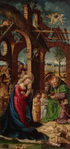 Nativity Prints: The Nativity, 1550. Creator: Gandolfino d'Asti