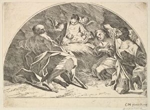 Holy Family Collection: Nativity, 1680-1743. Creator: Robert van Audenaerde