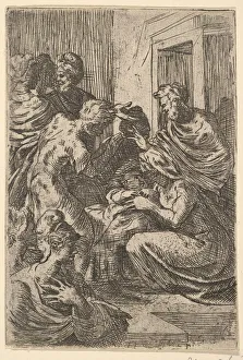 Girolamo Fran Prints: Nativity, 16th century. Creator: Unknown