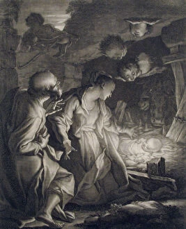 Robert De Gallery: Nativity, 1727. 1727. Creator: Paul-Ponce-Antoine Robert