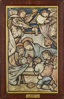 Burne Jones Edward Prints: The Nativity, 1863. Creator: Sir Edward Coley Burne-Jones