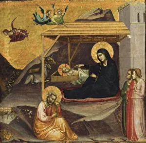 Gaddi Prints: Nativity. Artist: Gaddi, Taddeo (ca 1290-1366)