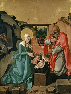 Devotion Prints: The Nativity (Basel), 1510. Creator: Hans Baldung