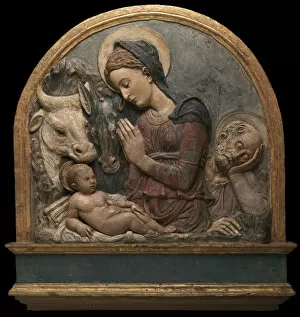 Saint Joseph Collection: The Nativity, c. 1465. Creator: Circle of Donatello