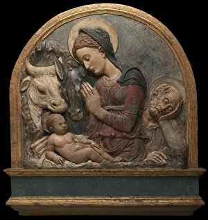 Newborn Prints: The Nativity, c. 1465. Creator: Circle of Donatello