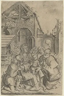Montagna Benedetto Prints: The Nativity, c. 1507. Creator: Benedetto Montagna