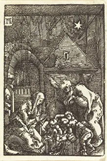 Manger Prints: The Nativity, c. 1513. Creator: Albrecht Altdorfer