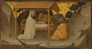 Simone Collection: The Nativity, ca. 1350. Creator: Puccio di Simone