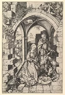 Schongauer Collection: The Nativity, ca. 1435-1491. Creator: Martin Schongauer