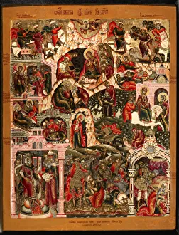 The Nativity of Christ, End of 17th cen Artist: Russian icon