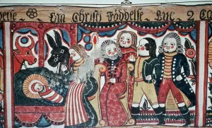 Nativity of Christ with the three magi. Artist: Andres Palsson Nativity of Christ with the three magi. Artist: Andres Palsson