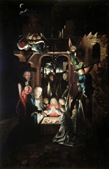 Calcar Gallery: The Nativity of Christ (The Holy Night), early 16th century Artist: Jan Joest