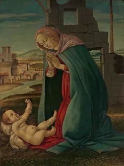 Sandro Gallery: The Nativity, late 15th century. Creator: Workshop of Botticelli (Italian, Florentine
