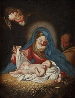 Christ Jesus Collection: Nativity, mid-17th-early 18th century. Creator: Manner of Carlo Maratta  (1625-1713)   