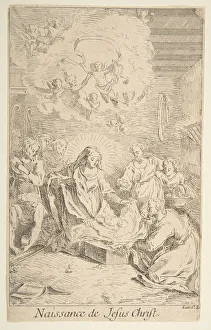 Jacques Gabriel Prints: Nativity. n. d. Creators: Claude Gillot, Jacques Gabriel Huquier