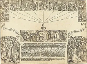 Scenes Prints: The Nativity and Passion of Christ, 1511. Creator: Wolf Traut