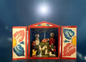 Nativity, Retablo, Ayacucho, Peru, 2015. Creator: Luis Rosendo