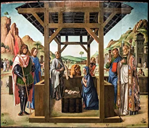 The Holy Night Prints: Nativity between Saints James and Eustace