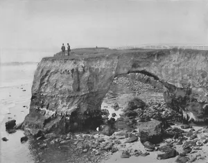 Santa Cruz Prints: Natural Bridge on the Coast near Santa Cruz, California, c1897. Creator: Unknown