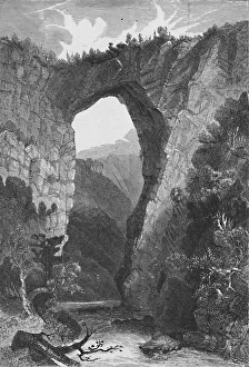 Fiske Company Prints: The Natural Bridge, Virginia, 1883
