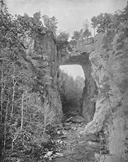 Geological Gallery: Natural Bridge, Virginia, c1897. Creator: Unknown