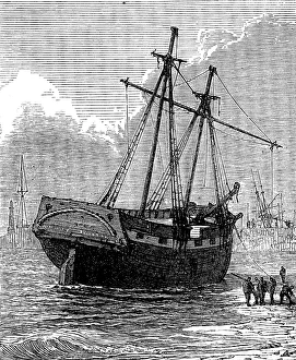 The natural death of an old collier, 1873. Creator: Unknown