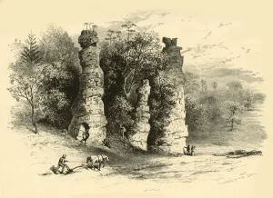Frederick William Prints: Natural Towers, 1872. Creator: Frederick William Quartley