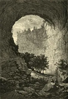 Virginia Prints: Natural Tunnel, 1872. Creator: William Ludwell Sheppard
