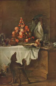 Oranges Prints: Nature Morte par Chardin, 1728, (1939). Creator: Jean-Simeon Chardin