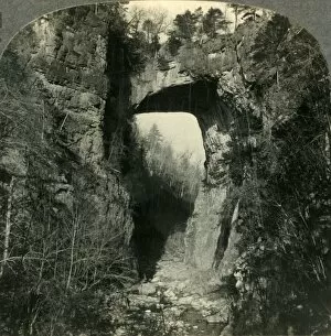 New World Gallery: One of Natures Curiosities, the Natural Bridge in Virginia, c1930s. Creator: Unknown