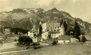 Muller Prints: Naudersberg Castle, Nauders, Austria, c1935. Creator: Unknown