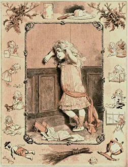 Disappointed Prints: The Naughty Girl's Christmas, 1891. Creator: Adrien Marie