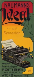 Typewriter Prints: Naumanns Ideal, 1905. Artist: Anonymous