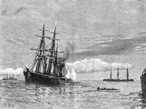 Coaling Prints: The Naval Manoeuvers; With the Hostile Fleet; HMS Iron Duke