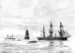 Searching Prints: The Naval Manoeuvers; With the Hostile Fleet; Man Overboard