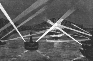 Beam Prints: The Naval Manoeuvres - with the Northern Fleet; Searching the Forth Road Bridge