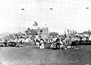 Mumbai Maharashtra India Prints: The Naval and Military Tournament at Bombay in December last, 1895. Creator: J. Stewart